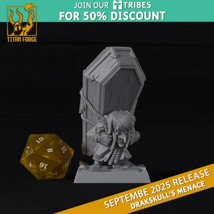 goblin, vampiro, minion, caixao