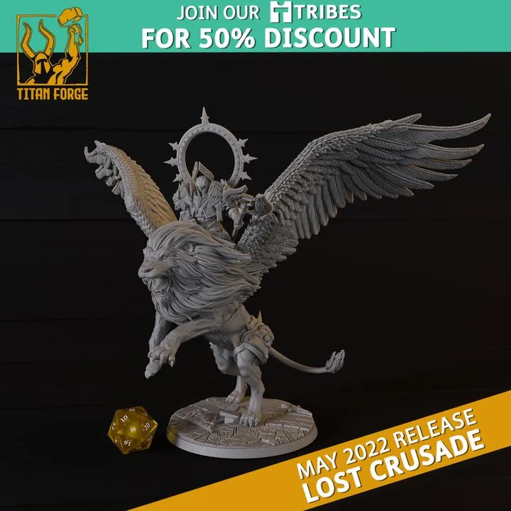 Paladin,Sagrado,Humano, cruzada, leão, criatura, voador, animal, montaria